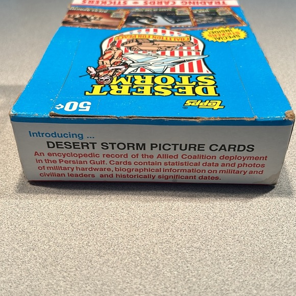 Two Sets of Sealed Desert Storm Pro Set and Topps Trading and Educational Cards - Picture 4 of 8